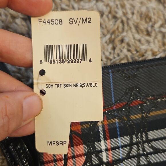 NWT Coach Wristlet Tartan Signature Print | Style F44508 - Picture 4 of 5